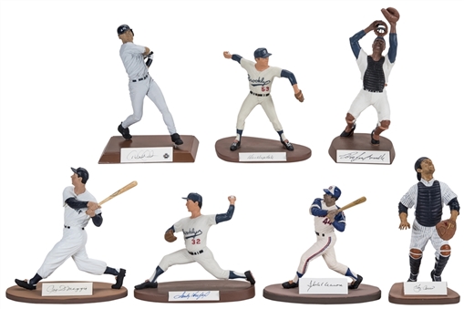 Gartlan and Salvino Baseball Signed Statues Collection (7) - In Original Boxes (MLB Authenticated, Salvino COA & Gartlan COA)
